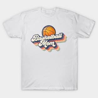 Retro Basketball Mom Mother's Day T-Shirt